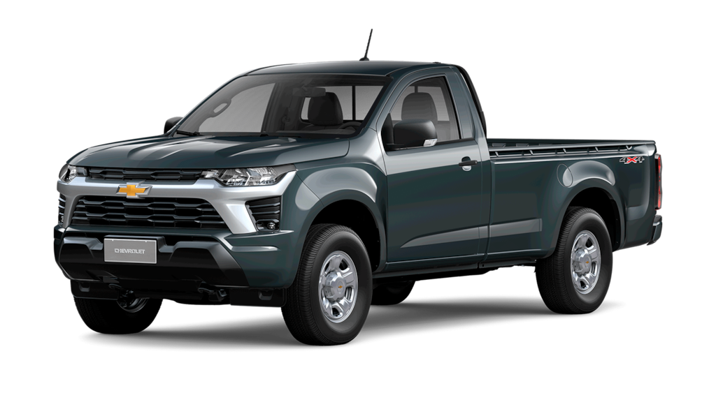 Comprar picape S10 Cabine Simples cinza topázio na Chevrolet